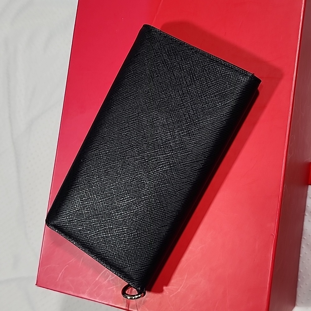 Kate Spade black Wallet Wristlet Saffiano Leather - Picture 2 of 9
